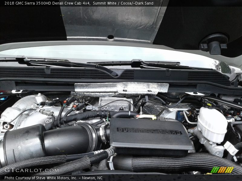  2018 Sierra 3500HD Denali Crew Cab 4x4 Engine - 6.6 Liter OHV 32-Valve Duramax Turbo-Diesel V8