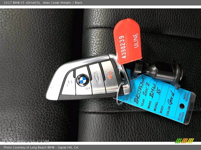 Atlas Cedar Metallic / Black 2017 BMW X5 xDrive50i