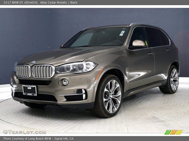 Atlas Cedar Metallic / Black 2017 BMW X5 xDrive50i