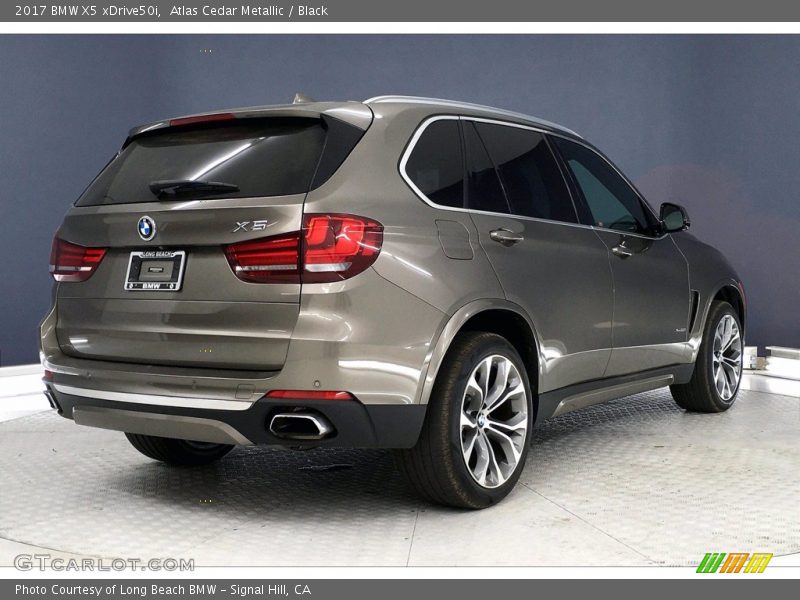 Atlas Cedar Metallic / Black 2017 BMW X5 xDrive50i