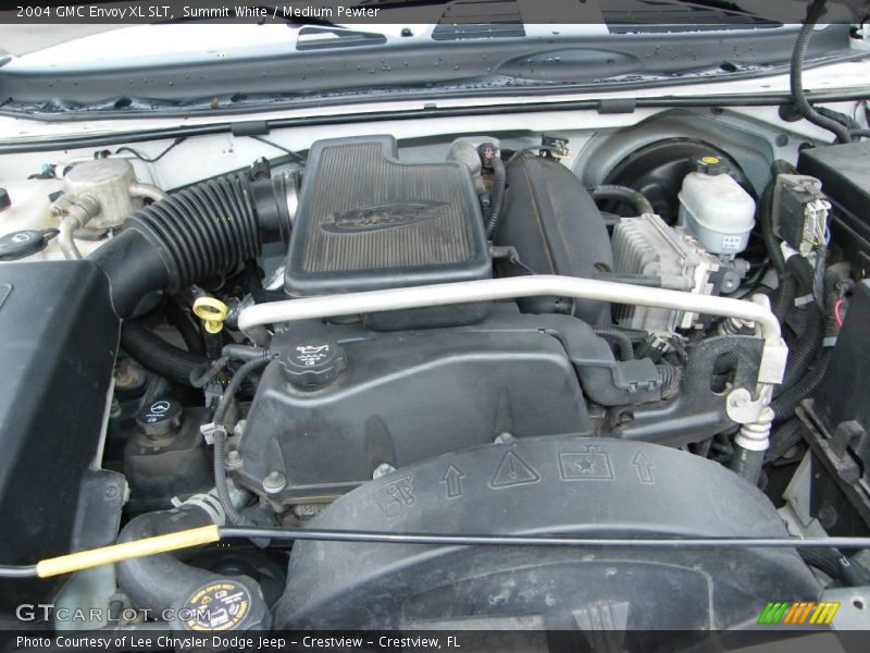 Summit White / Medium Pewter 2004 GMC Envoy XL SLT
