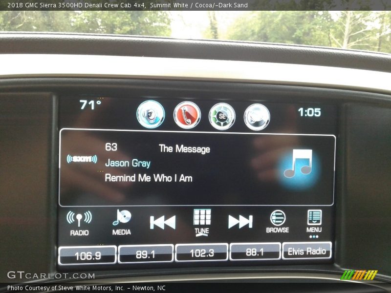 Controls of 2018 Sierra 3500HD Denali Crew Cab 4x4