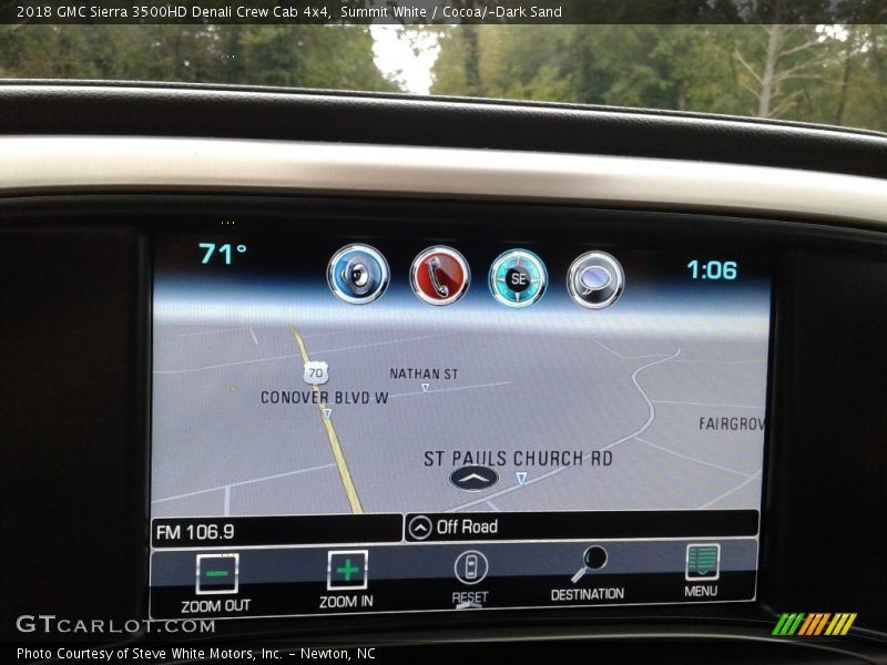 Navigation of 2018 Sierra 3500HD Denali Crew Cab 4x4