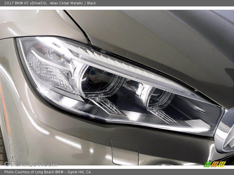 Atlas Cedar Metallic / Black 2017 BMW X5 xDrive50i