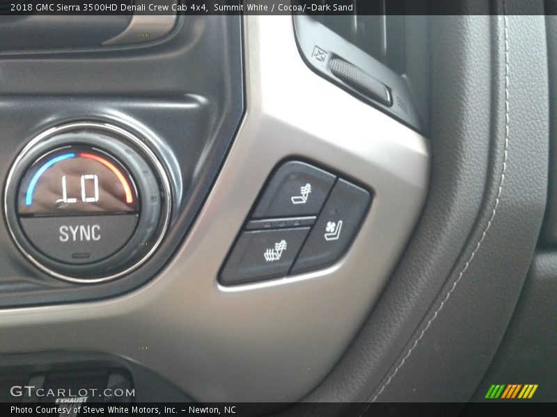Controls of 2018 Sierra 3500HD Denali Crew Cab 4x4