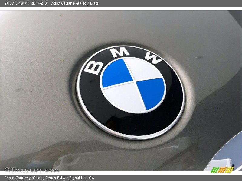 Atlas Cedar Metallic / Black 2017 BMW X5 xDrive50i