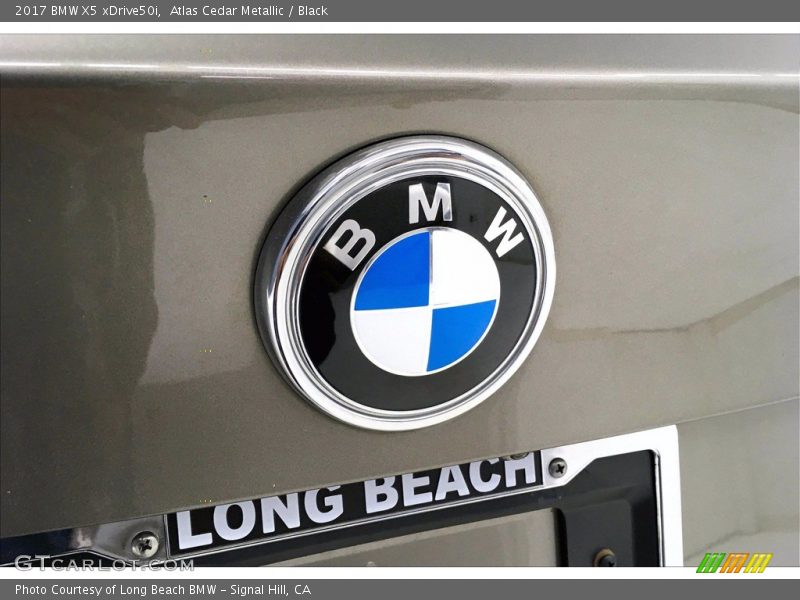 Atlas Cedar Metallic / Black 2017 BMW X5 xDrive50i