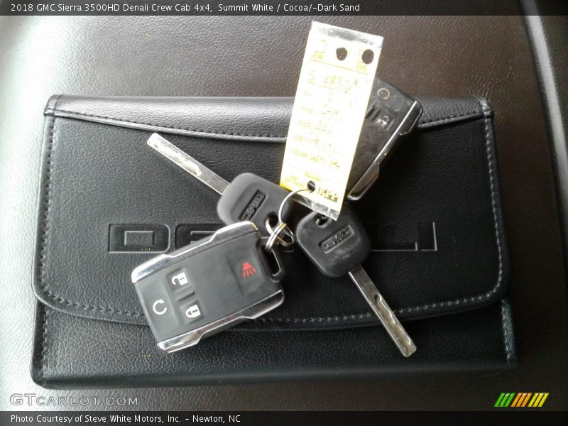 Keys of 2018 Sierra 3500HD Denali Crew Cab 4x4