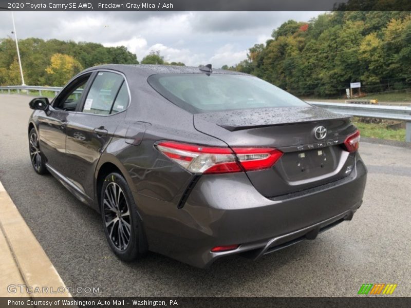 Predawn Gray Mica / Ash 2020 Toyota Camry SE AWD