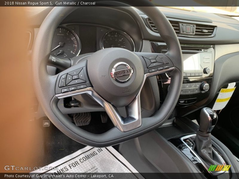 Gun Metallic / Charcoal 2018 Nissan Rogue Sport S