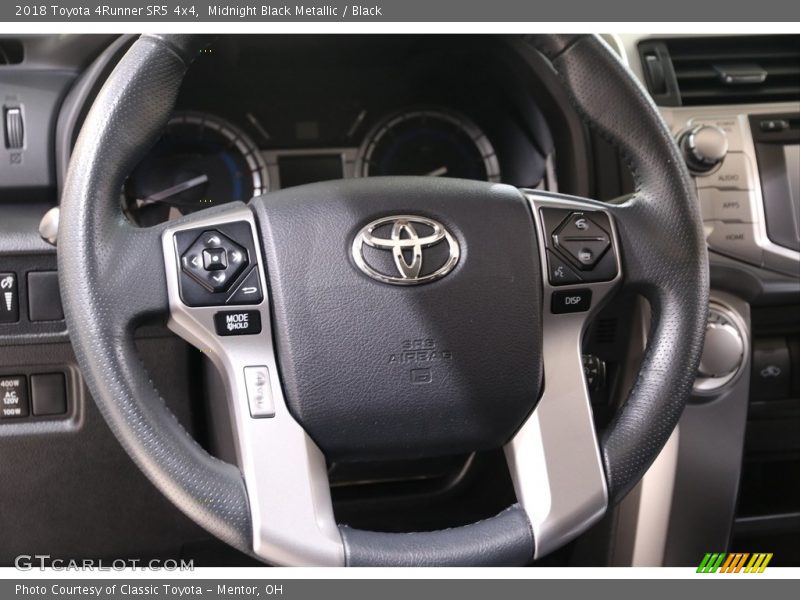 Midnight Black Metallic / Black 2018 Toyota 4Runner SR5 4x4