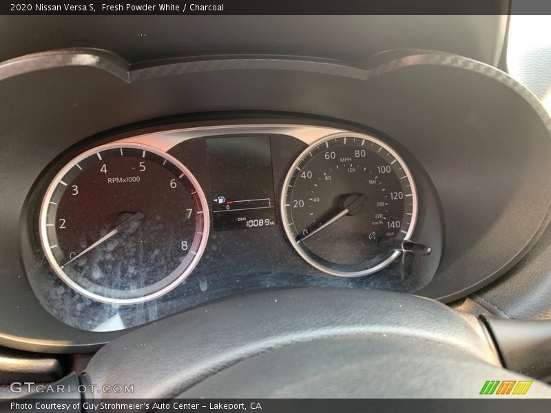 Fresh Powder White / Charcoal 2020 Nissan Versa S