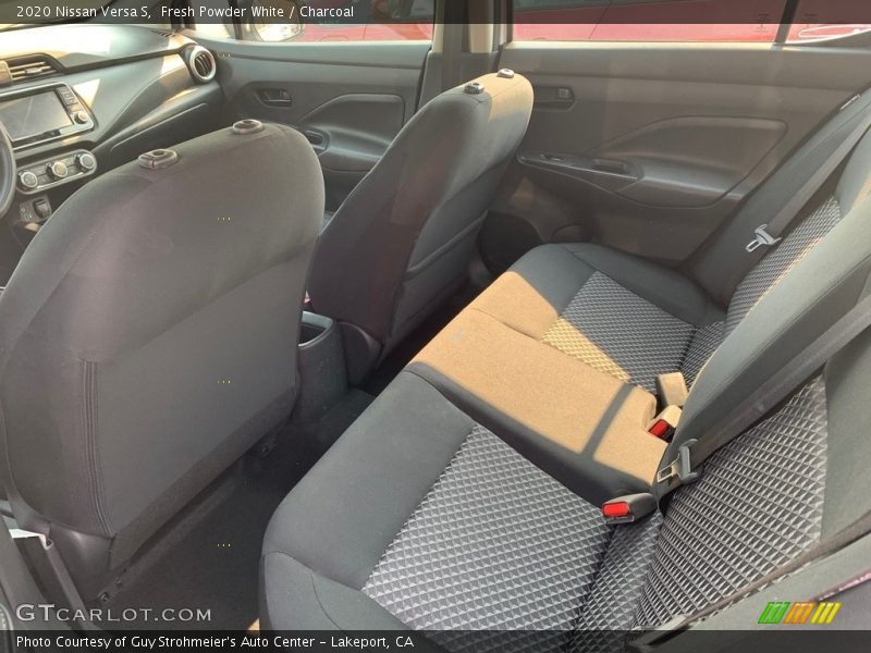 Fresh Powder White / Charcoal 2020 Nissan Versa S