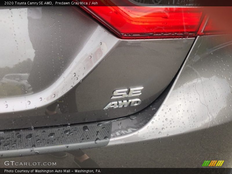 Predawn Gray Mica / Ash 2020 Toyota Camry SE AWD