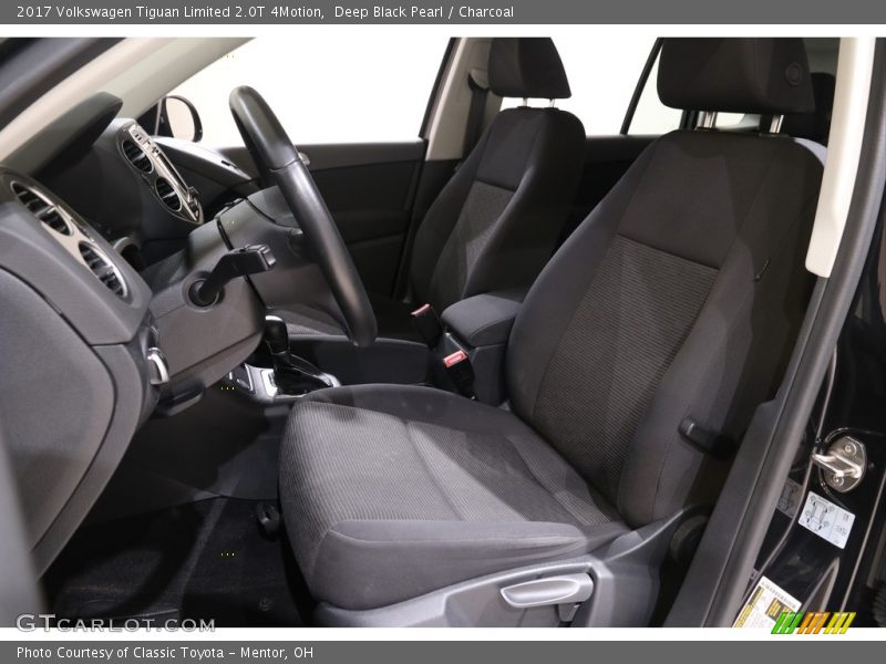Deep Black Pearl / Charcoal 2017 Volkswagen Tiguan Limited 2.0T 4Motion