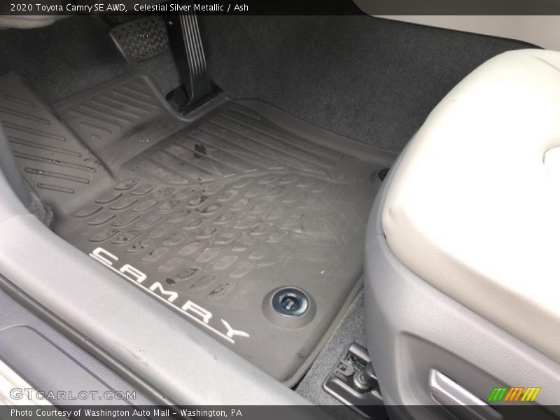 Celestial Silver Metallic / Ash 2020 Toyota Camry SE AWD