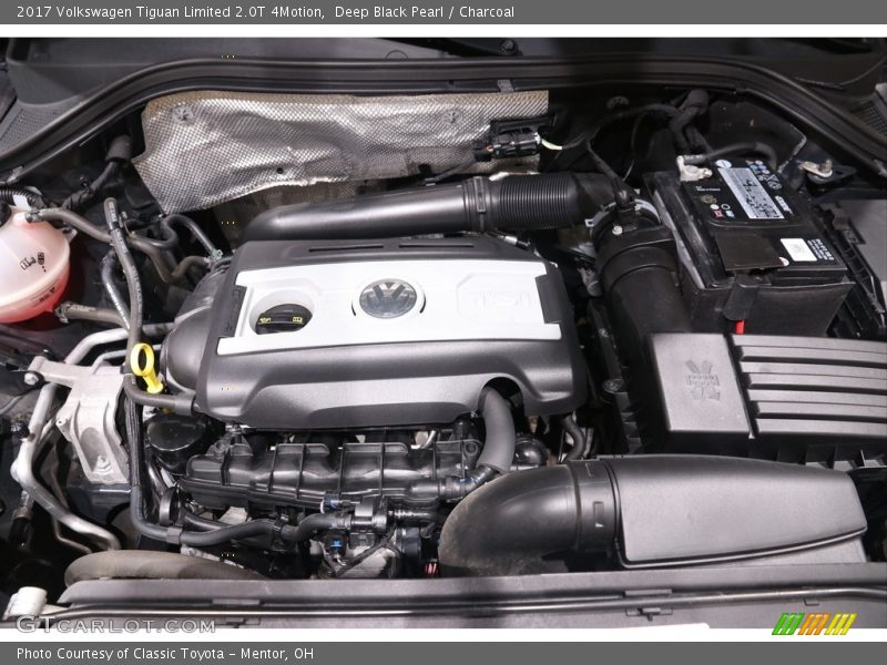 Deep Black Pearl / Charcoal 2017 Volkswagen Tiguan Limited 2.0T 4Motion