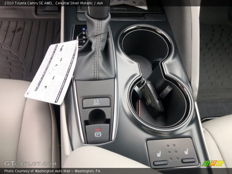 Celestial Silver Metallic / Ash 2020 Toyota Camry SE AWD