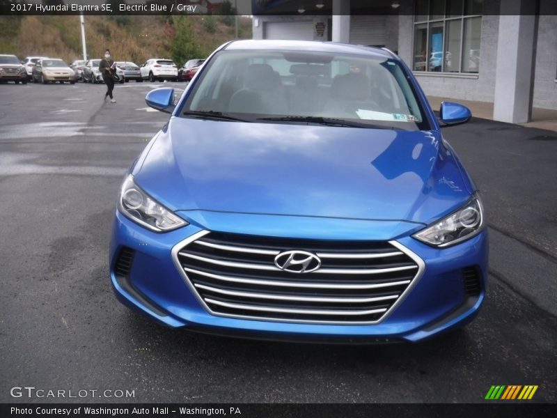 Electric Blue / Gray 2017 Hyundai Elantra SE