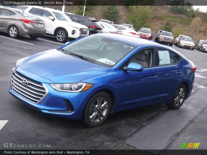 Electric Blue / Gray 2017 Hyundai Elantra SE