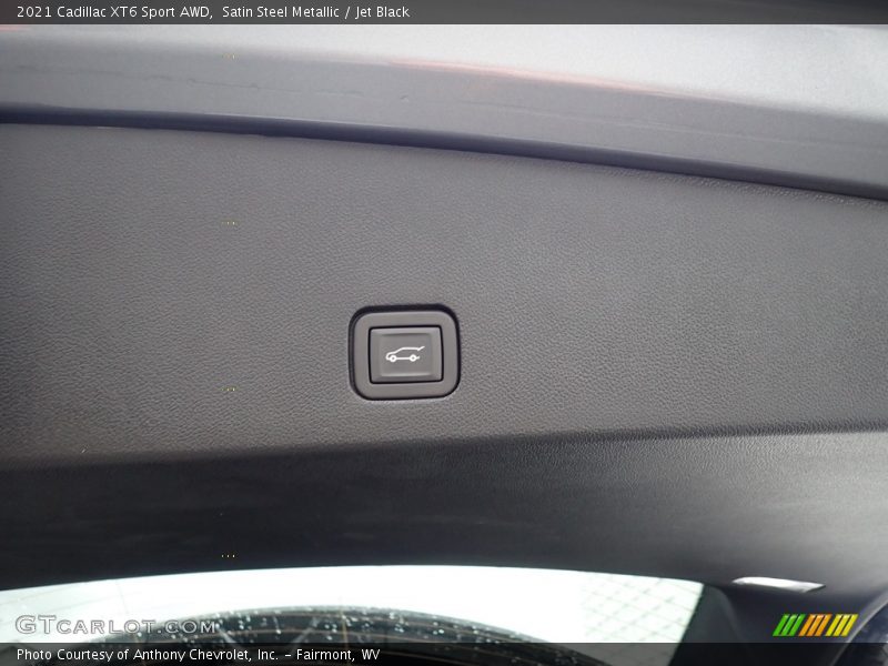 Satin Steel Metallic / Jet Black 2021 Cadillac XT6 Sport AWD