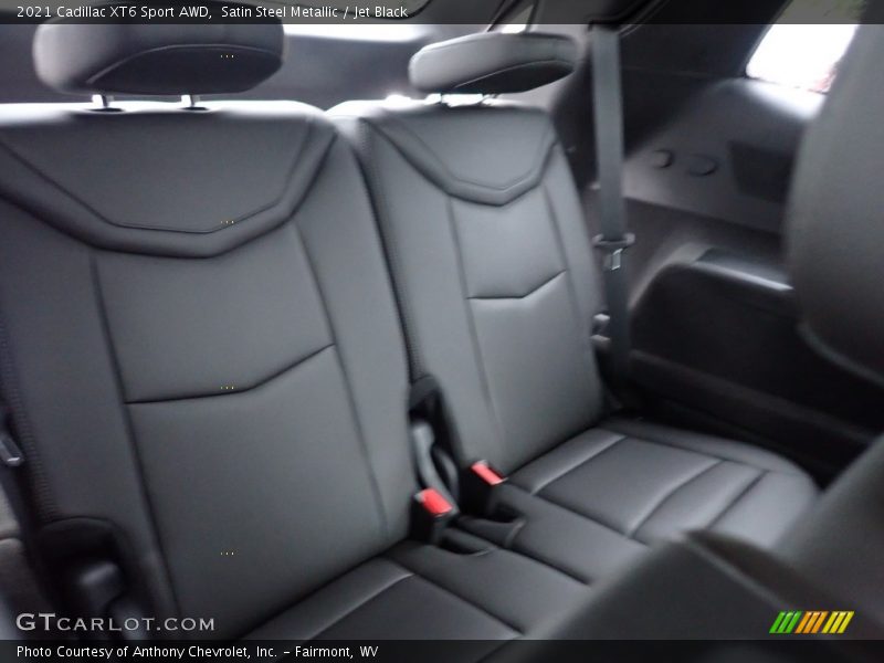 Satin Steel Metallic / Jet Black 2021 Cadillac XT6 Sport AWD