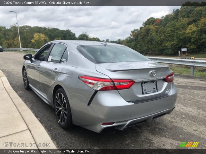 Celestial Silver Metallic / Ash 2020 Toyota Camry SE AWD