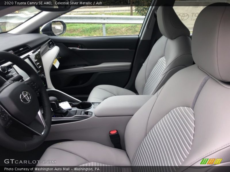 Celestial Silver Metallic / Ash 2020 Toyota Camry SE AWD
