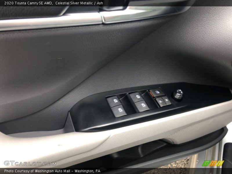 Celestial Silver Metallic / Ash 2020 Toyota Camry SE AWD