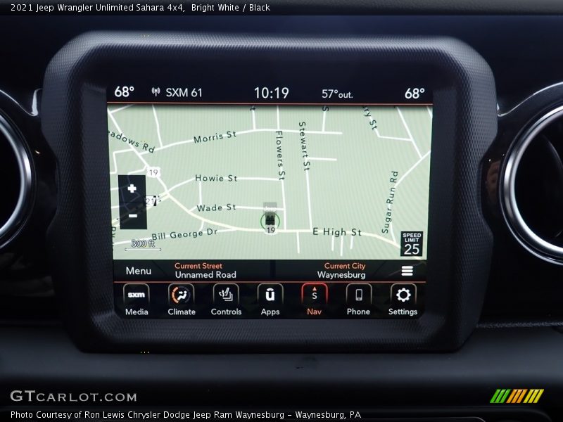 Bright White / Black 2021 Jeep Wrangler Unlimited Sahara 4x4