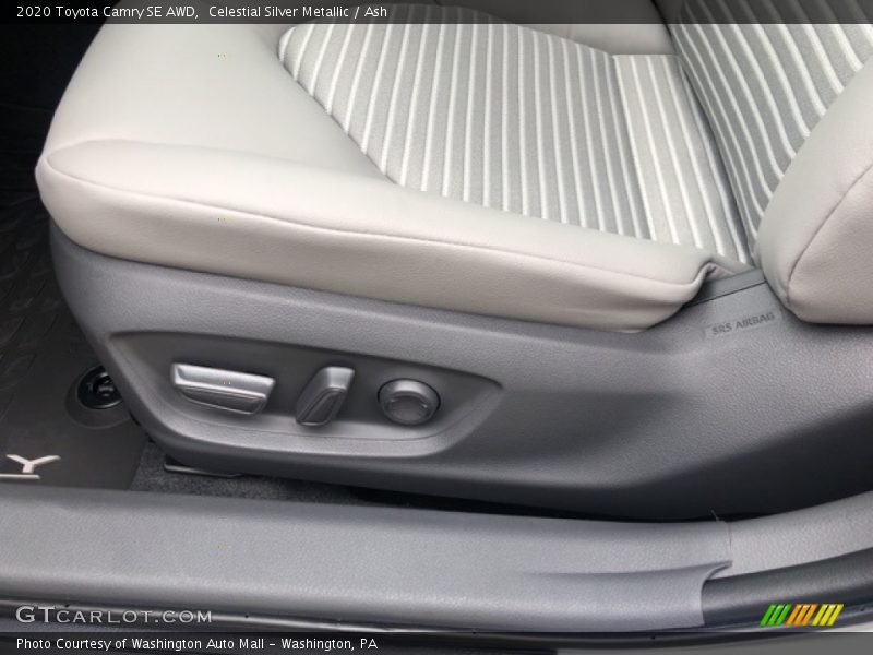 Celestial Silver Metallic / Ash 2020 Toyota Camry SE AWD