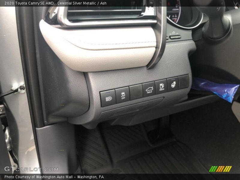 Celestial Silver Metallic / Ash 2020 Toyota Camry SE AWD
