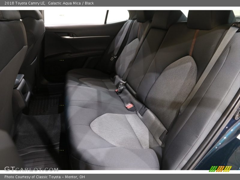 Galactic Aqua Mica / Black 2018 Toyota Camry LE