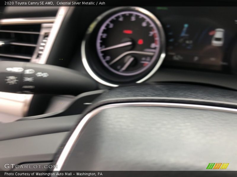 Celestial Silver Metallic / Ash 2020 Toyota Camry SE AWD