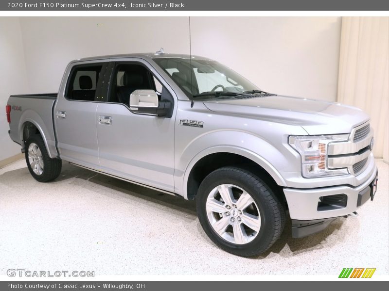 Iconic Silver / Black 2020 Ford F150 Platinum SuperCrew 4x4