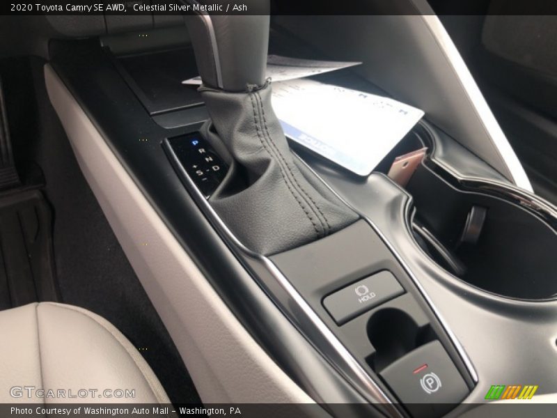 Celestial Silver Metallic / Ash 2020 Toyota Camry SE AWD