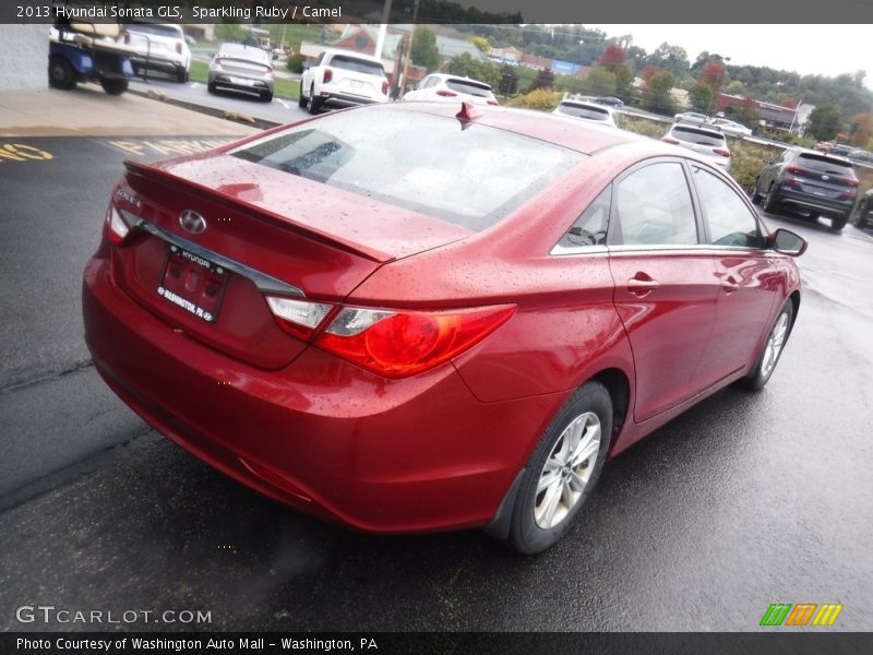Sparkling Ruby / Camel 2013 Hyundai Sonata GLS