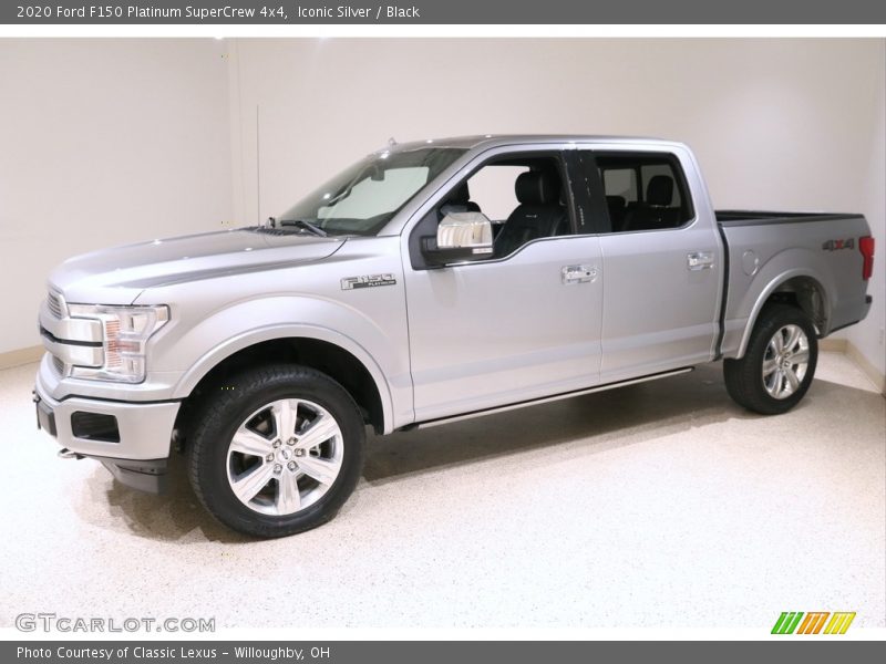 Iconic Silver / Black 2020 Ford F150 Platinum SuperCrew 4x4