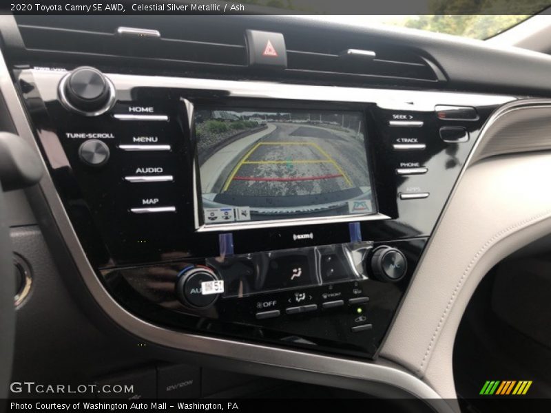 Celestial Silver Metallic / Ash 2020 Toyota Camry SE AWD