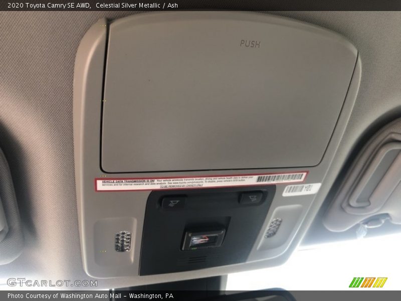 Celestial Silver Metallic / Ash 2020 Toyota Camry SE AWD