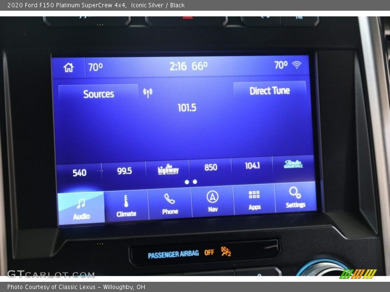 Iconic Silver / Black 2020 Ford F150 Platinum SuperCrew 4x4