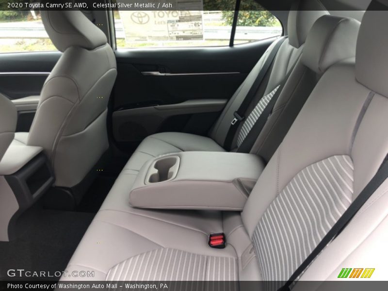 Celestial Silver Metallic / Ash 2020 Toyota Camry SE AWD