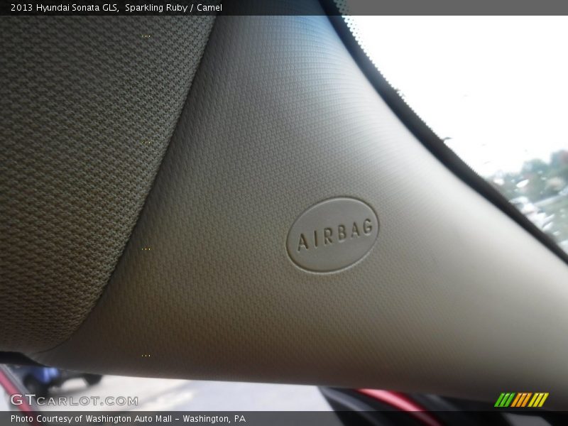 Sparkling Ruby / Camel 2013 Hyundai Sonata GLS
