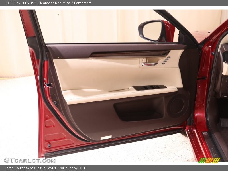 Matador Red Mica / Parchment 2017 Lexus ES 350
