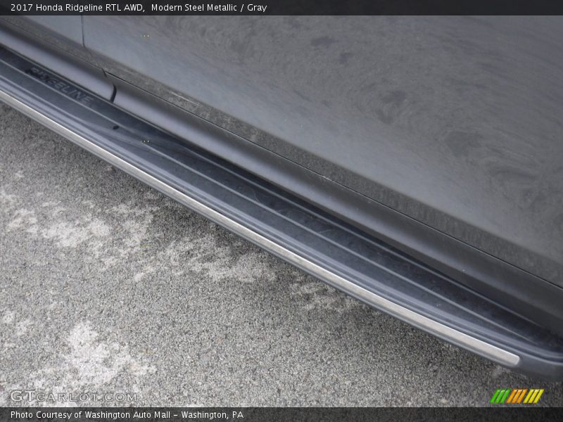 Modern Steel Metallic / Gray 2017 Honda Ridgeline RTL AWD