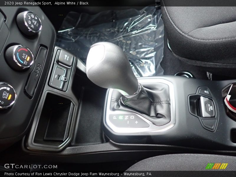 Alpine White / Black 2020 Jeep Renegade Sport