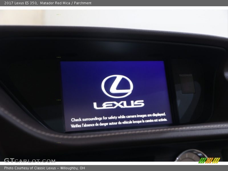 Matador Red Mica / Parchment 2017 Lexus ES 350