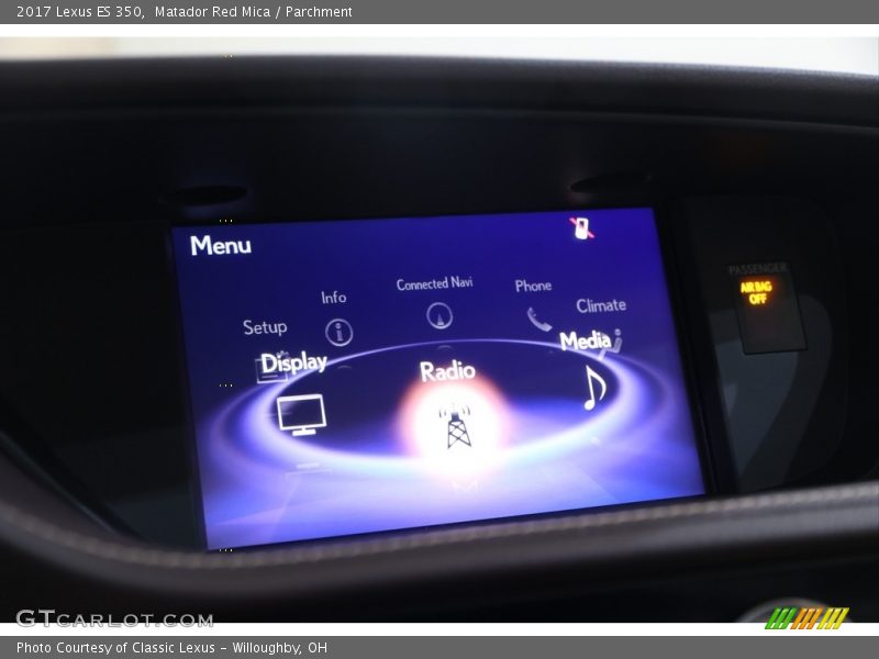 Matador Red Mica / Parchment 2017 Lexus ES 350