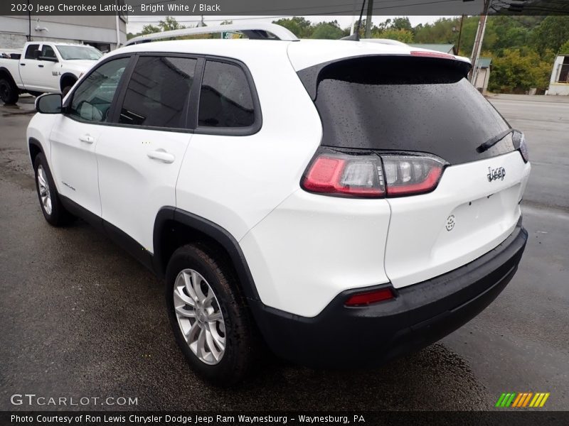 Bright White / Black 2020 Jeep Cherokee Latitude