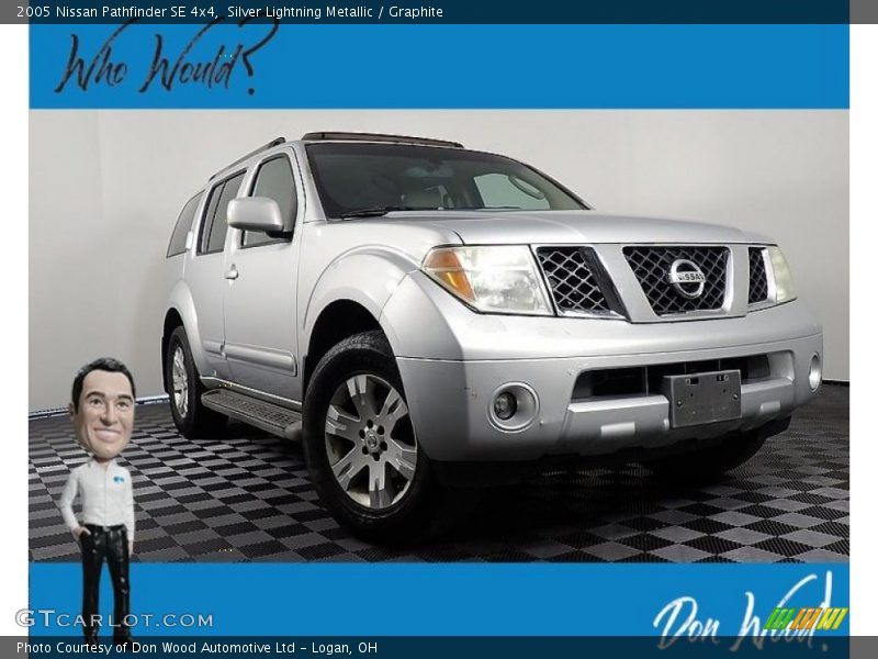 Silver Lightning Metallic / Graphite 2005 Nissan Pathfinder SE 4x4